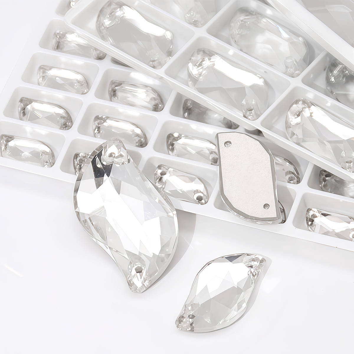 Wedding Vendor - S Shape Sew On Rhinestone Crystal