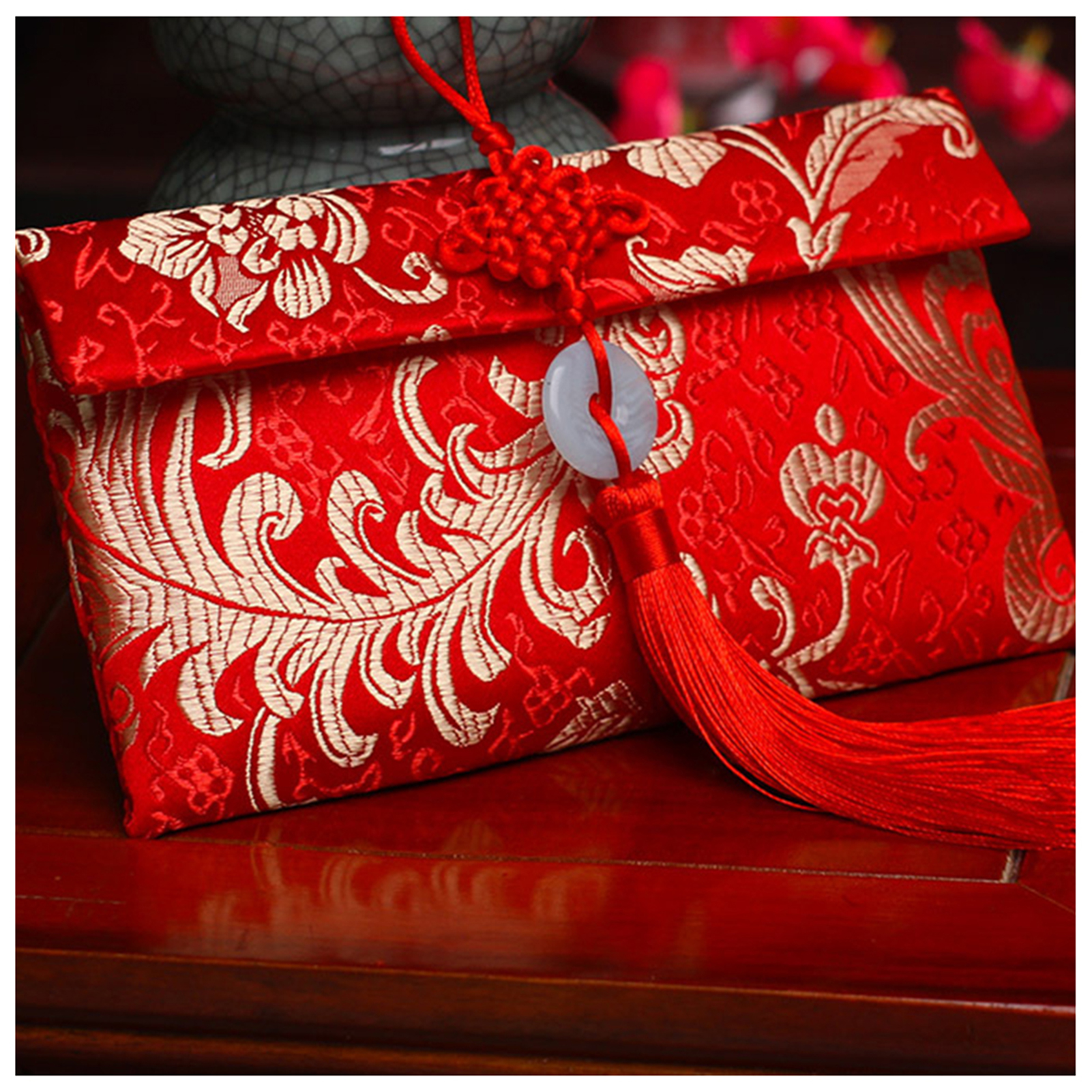 Chinese Style Brocade Red Enve – Wedding Vendor recenzja i cena