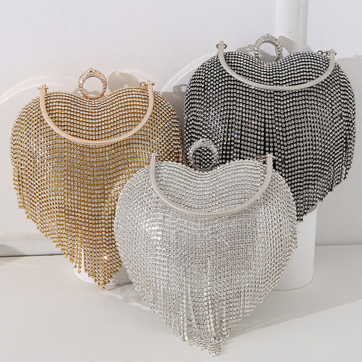 Rhinestone Evening Bag Heart P – Wedding Vendor recenzja i cena