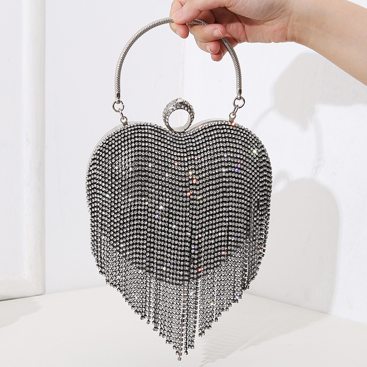 Rhinestone Evening Bag Heart P – Wedding Vendor recenzja i cena