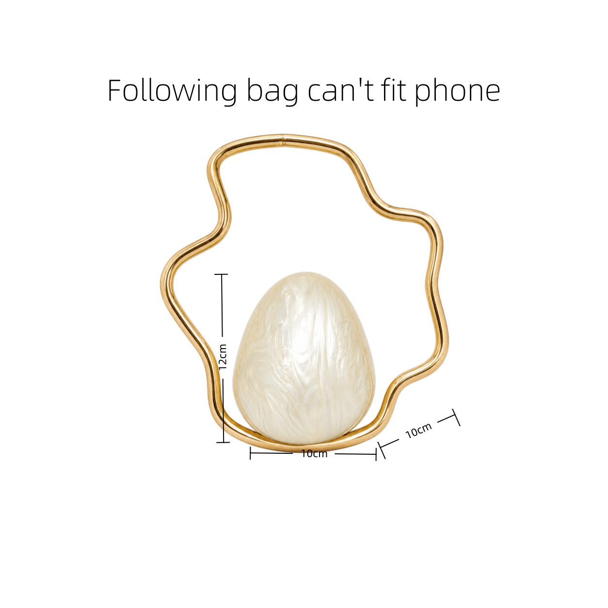 Women Acrylic Mini Egg Bag Cut – Wedding Vendor recenzja i cena