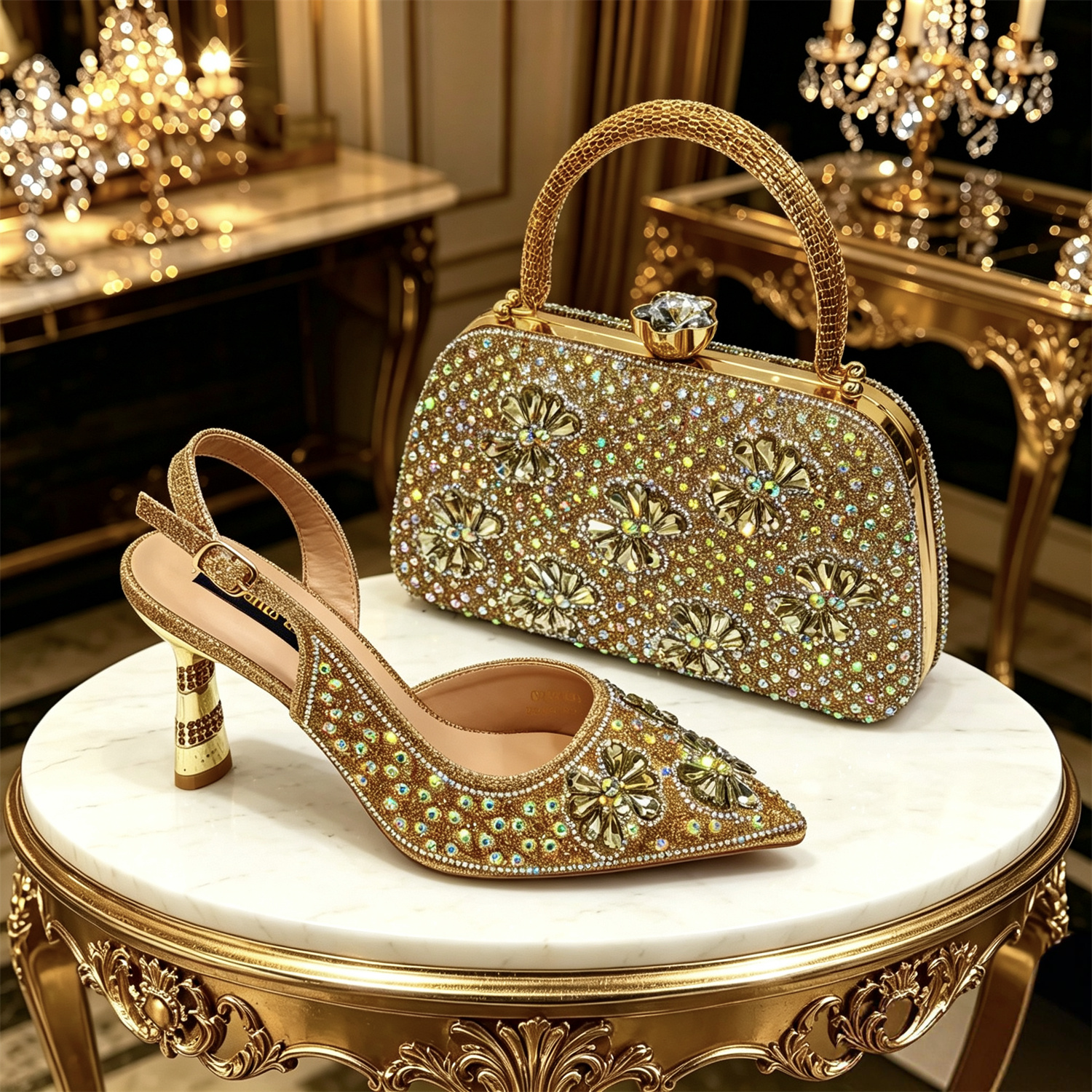 Venus Chan Gold Pointed Toe Rh – Wedding Vendor recenzja i cena